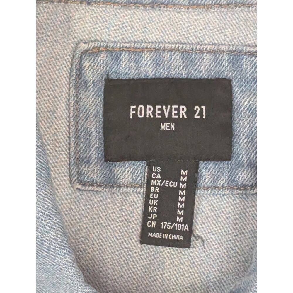 Nirvana In Utero Denim‎ Vest Grunge Rock Band Patch Sleeveless Jean Jacket Men M - Picture 5 of 7